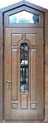 Железная дверь Винорит с фрамугой для частного дома ДФГ-34 в Вологде