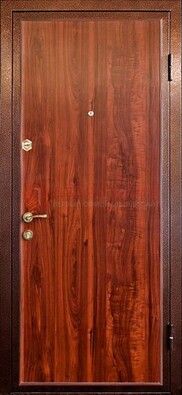 Коричневая входная дверь с ламинатом ДЛ-19 в Вологде