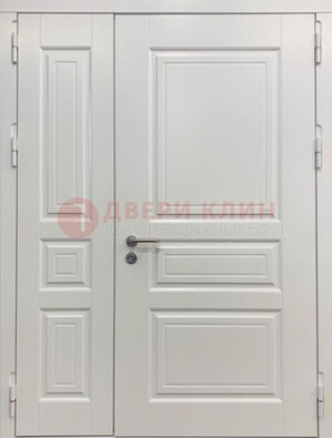 Полуторная светлая металлическая дверь с МДФ ДМ-336 в Вологде