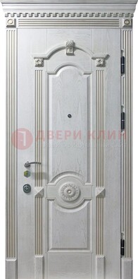 Белая дверь с МДФ ДМ-525 в Вологде