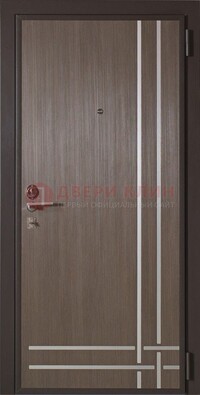 Квартирная стальная дверь с МДФ с декоративными вставками ДМ-89 в Вологде