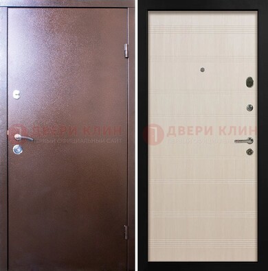 Входная дверь с порошковым покрытием и терморазрывом МДФ ДП-210 в Вологде
