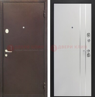 Входная дверь с порошковым покрытием с МДФ с молдингами ДП-232 в Вологде