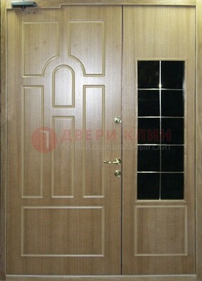 Входная дверь Дверь со вставками из черного стекла ДПР-42 в Вологде
