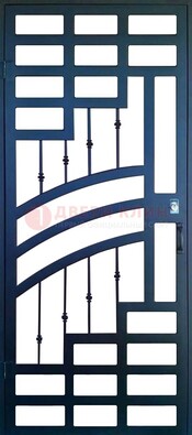 Современная металлическая решетчатая дверь ДР-38 в Вологде