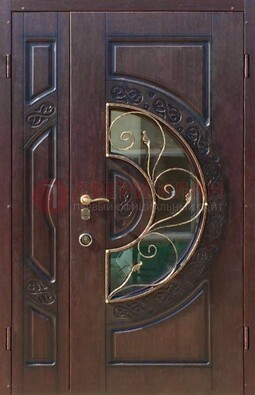 Полуторная железная дверь Винорит в классическом стиле ДСК-272 в Вологде