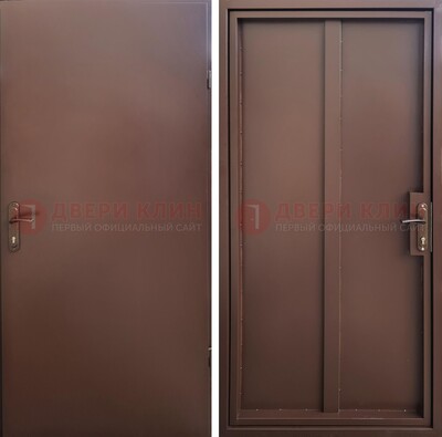 Техническая дверь с порошковым покрытием медный антик с двух сторон ДП-253 в Вологде