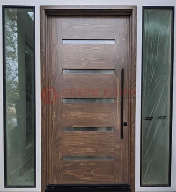 Железная дверь с виноритом и фрамугами ДВТ-189 в Вологде