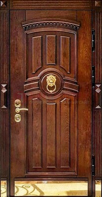 Входная дверь с виноритом в коричневом цвете ДВТ-236 в Вологде