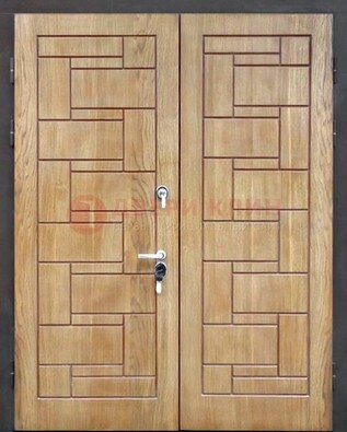 Светло-коричневая стальная дверь с виноритом ДВТ-245 в Вологде