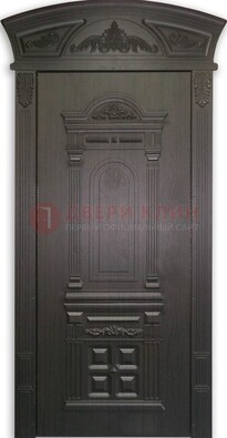 Черная стальная дверь с виноритом ДВТ-31 в Вологде