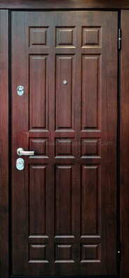 Темная стальная дверь с виноритом ДВТ-45 в Вологде