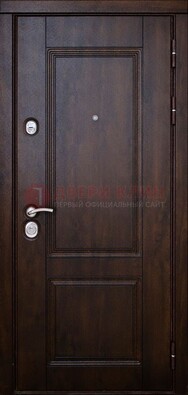 Темная железная дверь с виноритом ДВТ-4 в Вологде