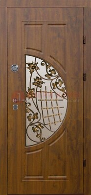 Стальная филенчатая дверь с виноритом и МДФ ДВТ-84 в Вологде